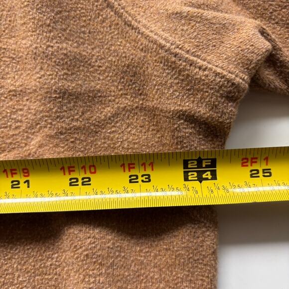 Carnoustie Men's L Pebble Beach Golf Links Tan Quarter Zip Pullover Soft - Picture 8 of 12